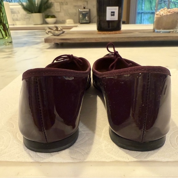 Corso Como Patent Leather Purple Flats Elegant Style - Picture 3 of 4